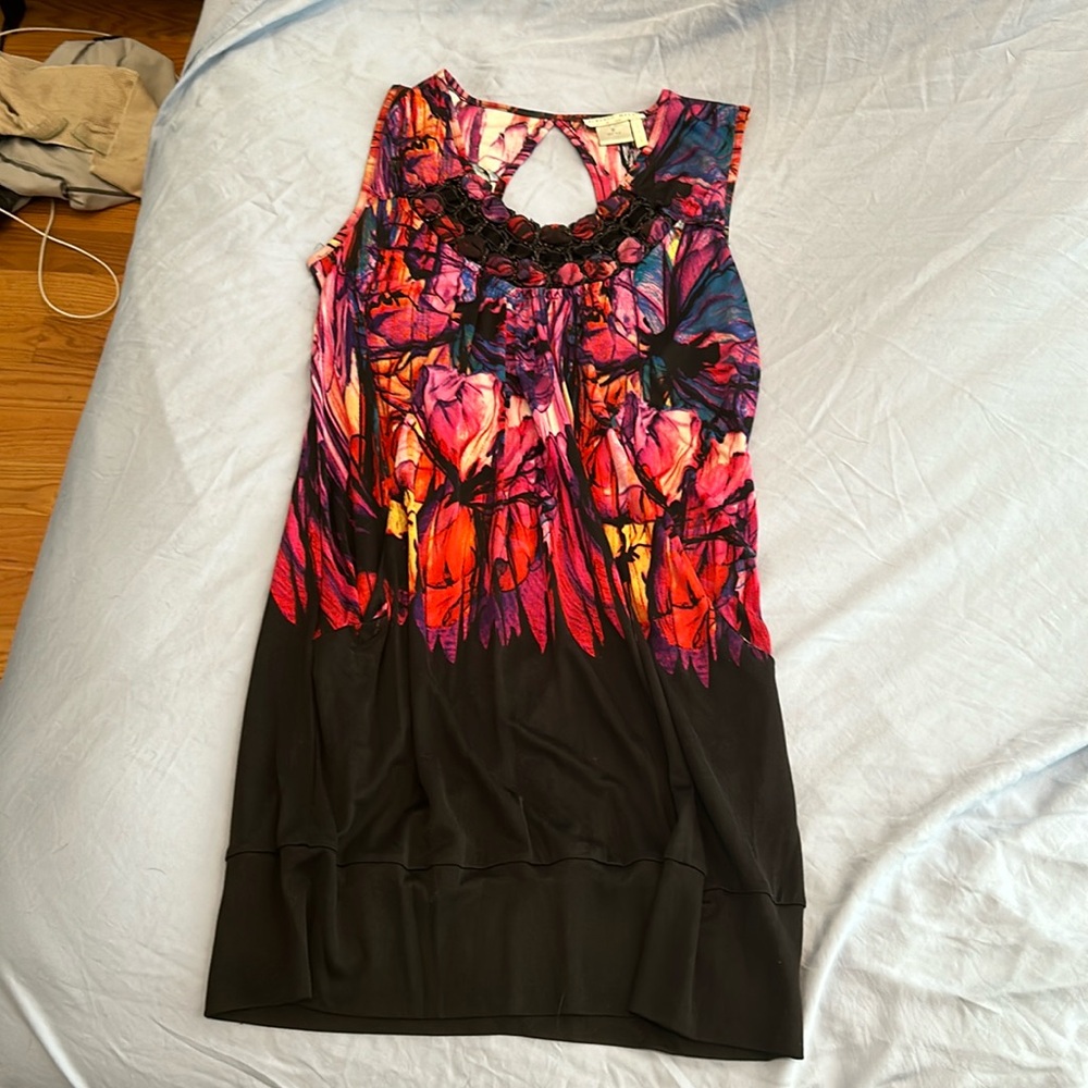Midi silk dress